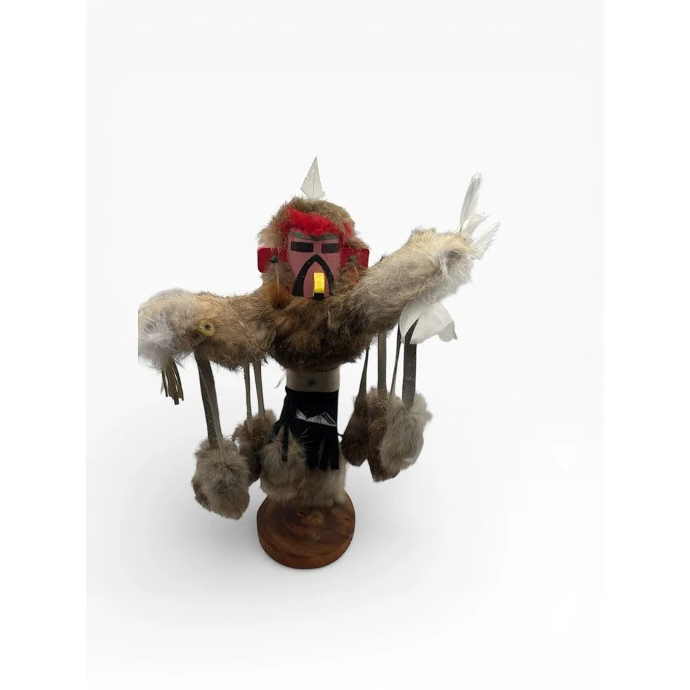 Native American–inspired Red-tailed Hawk Kachina‎ Doll